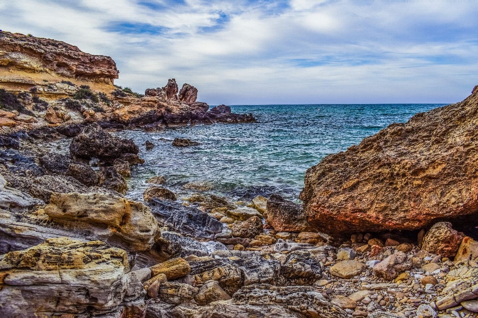 Praia paisagem mar costa