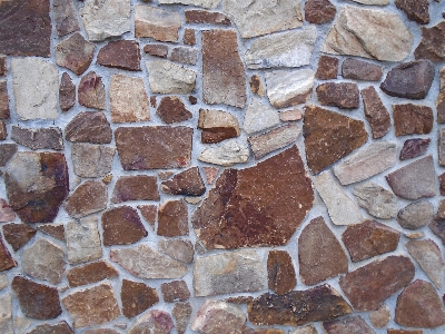 Rock floor cobblestone wall Photo