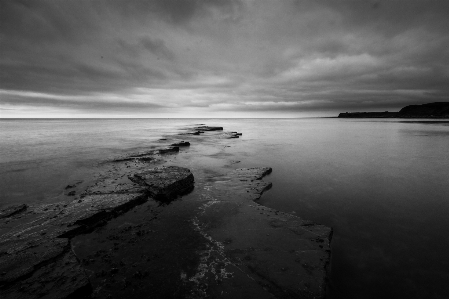 Foto Lanskap laut pesisir air