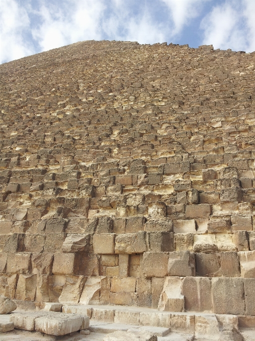 Wüste stein monument pyramide