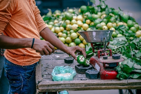 Man person fruit food Photo