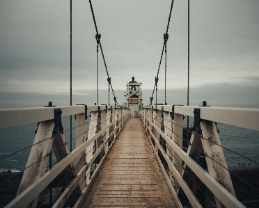 海 海岸 dock 云 照片