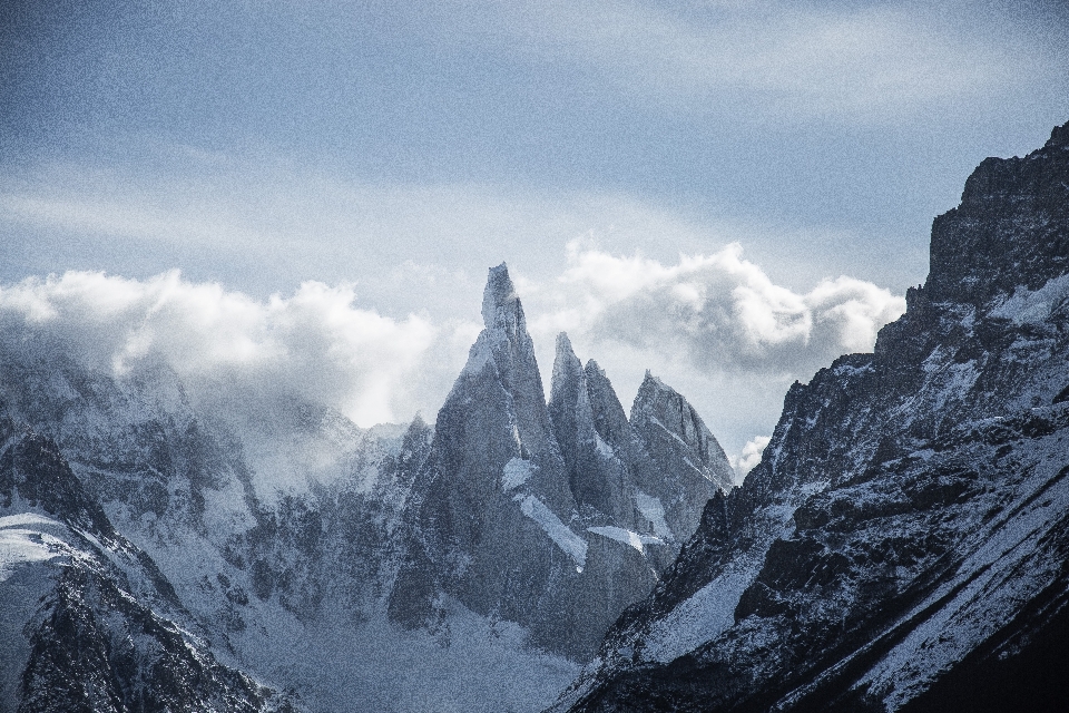 Landscape nature mountain snow