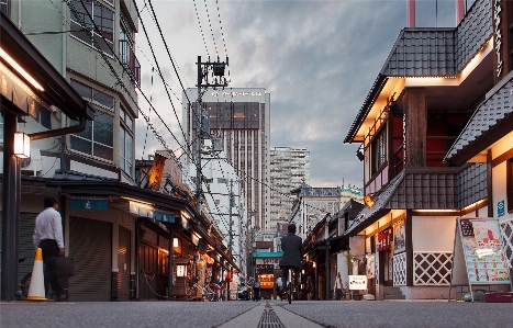 Pedestrian architecture sky road Photo