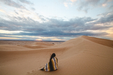 Landscape sea sand desert Photo