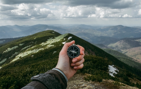 Hand walking mountain hiking Photo