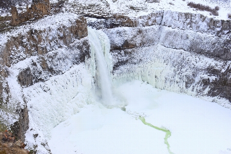 山 雪 冬 氷 写真