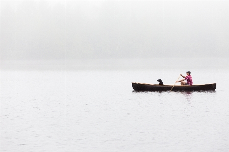 Sea water fog boat Photo