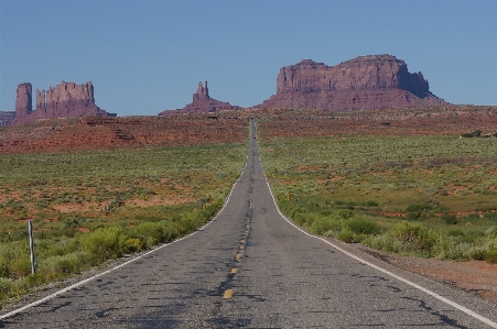 Landscape road desert highway Photo