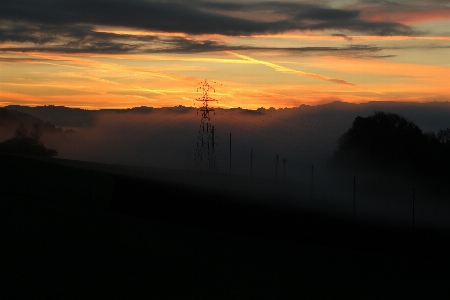 Horizon mountain cloud sky Photo