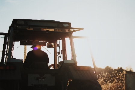 Tractor sunlight vehicle machinery Photo