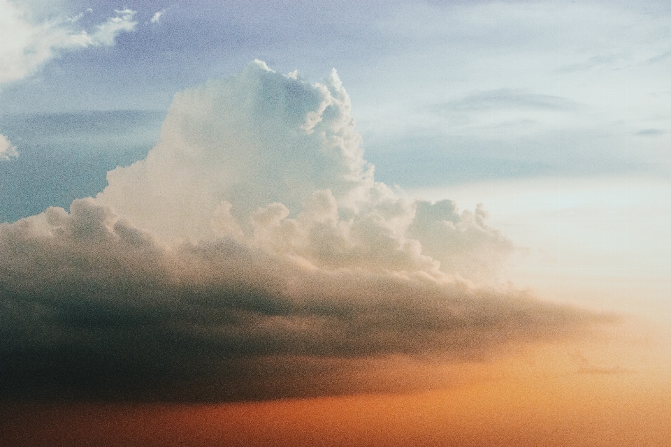 Mare orizzonte nube cielo