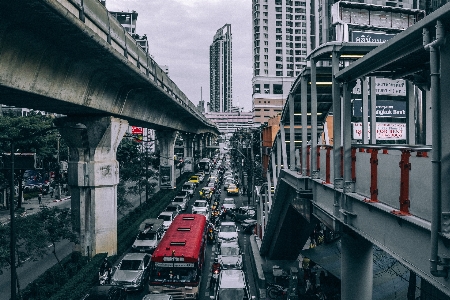 Architecture road bridge traffic Photo