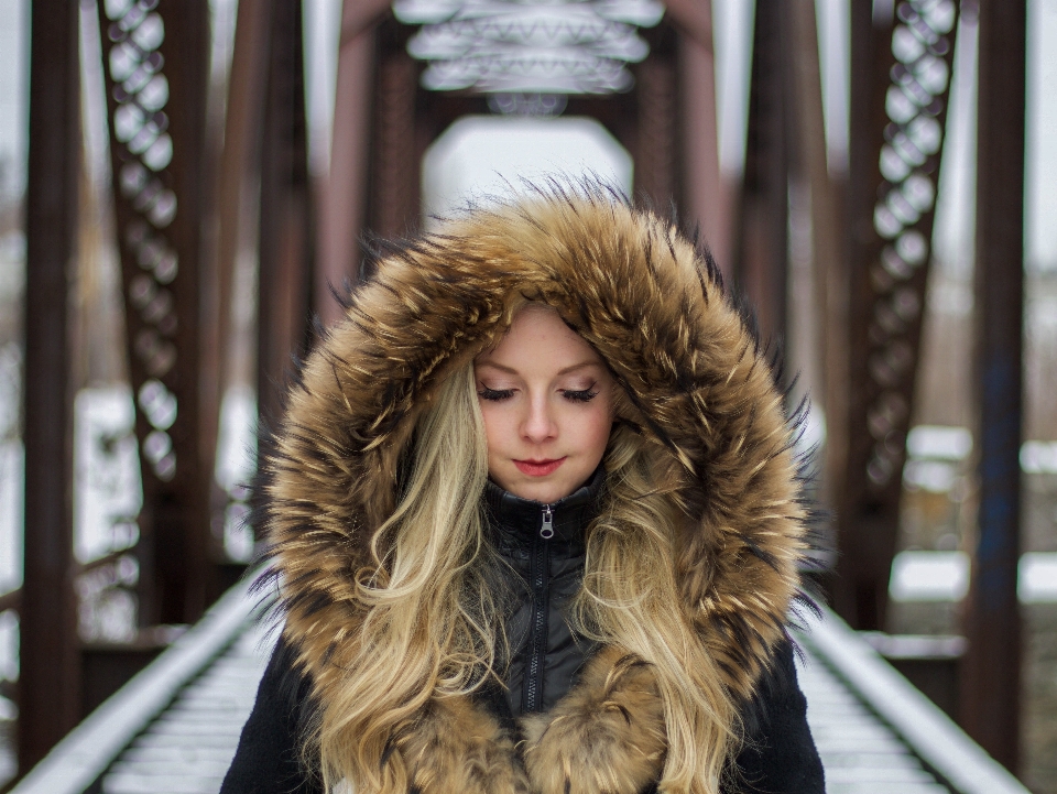 Inverno capelli pelliccia modello