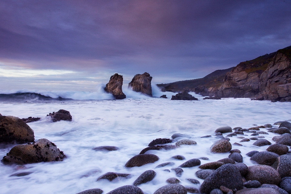 Pantai lanskap laut pesisir