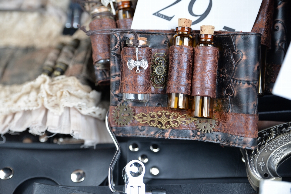 Veicolo steampunk motore accessori