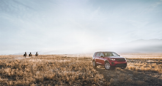 Landscape car prairie rural Photo