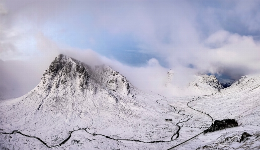 Mountain snow cold winter Photo