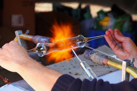 Glass fire machine weapon Photo