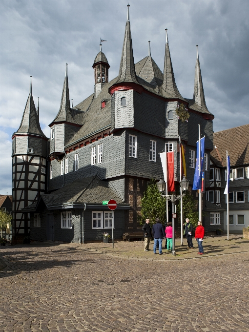 Die architektur stadt gebäude chateau
