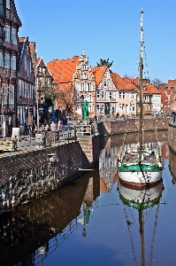 Sea water dock architecture Photo