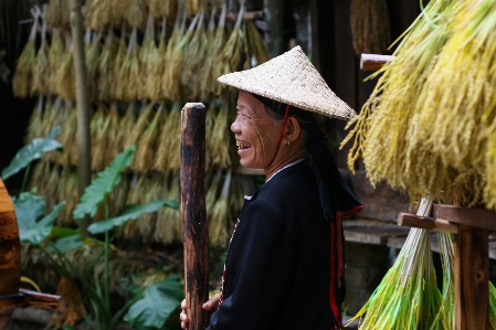 人々 花 年 アジア人 写真