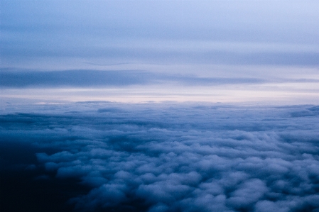 Sea ocean horizon cloud Photo