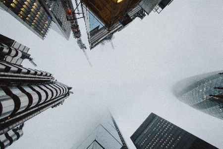 雪 冬 クラウド 建築 写真