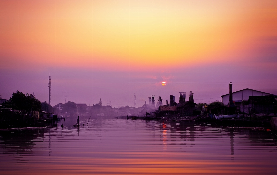 Meer wasser horizont sonnenaufgang