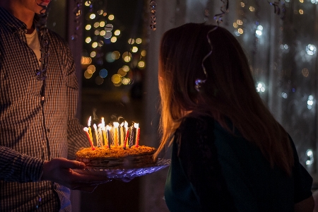 ışık gece akşam çift Fotoğraf