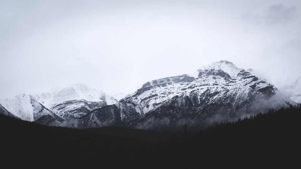 自然 rock 山 雪