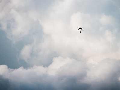 Wing cloud sky atmosphere Photo