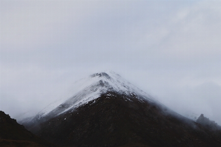 Mountain snow cloud fog Photo