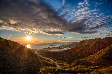 Landscape nature rock horizon Photo