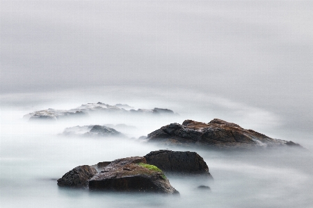 Meer küste wasser rock Foto