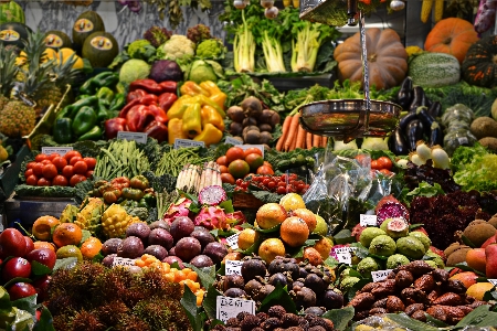 Foto Buah bunga kota makanan