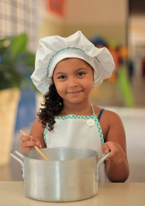 Foto Pessoa criança cozinhar infantil