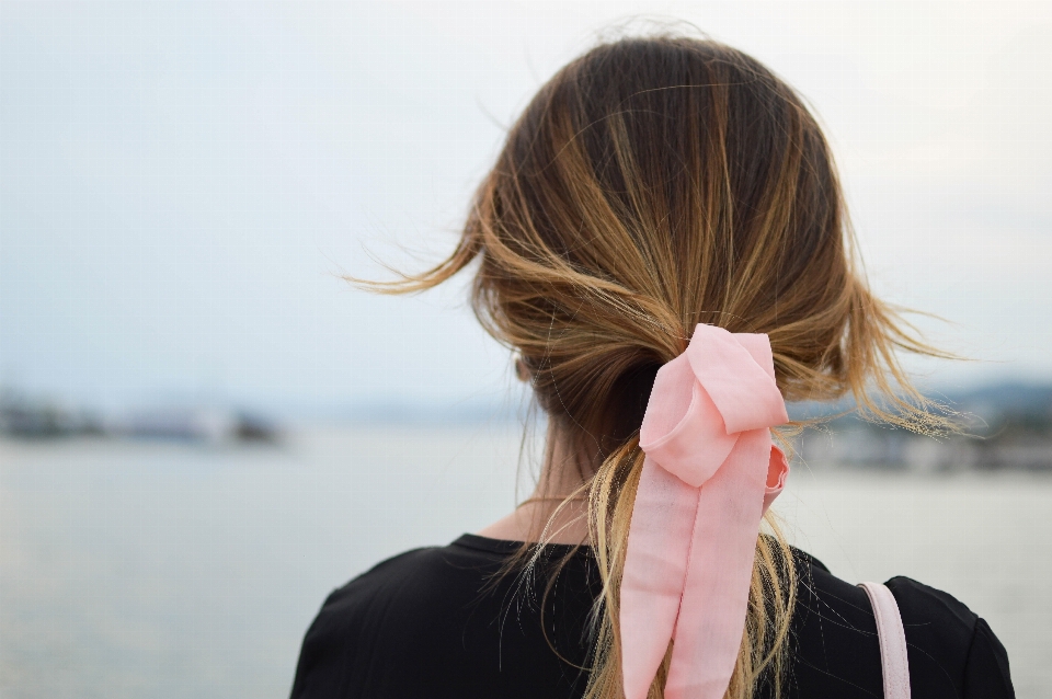 Girl woman hair portrait