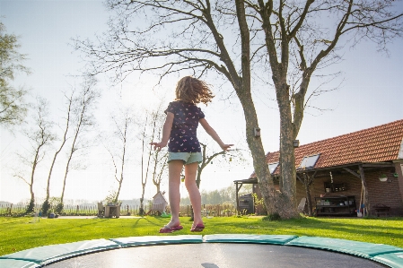 Outdoor girl sport play Photo