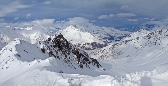 Berg schnee winter gebirge
 Foto