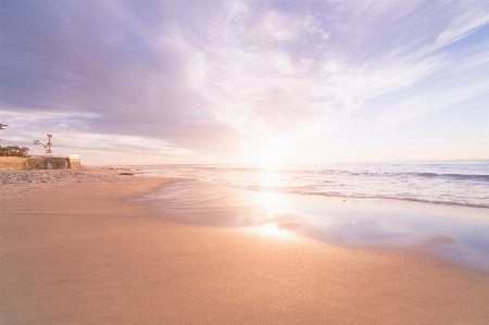 海滩 海 海岸 沙 照片