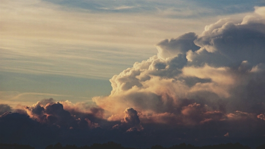 Horizon cloud sky sunrise Photo