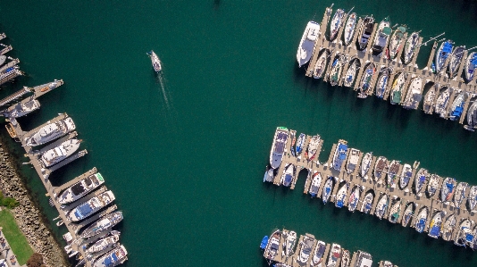 Boat yacht blue marina Photo