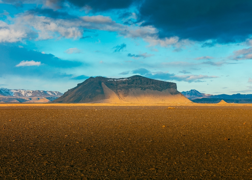 Paisaje horizonte montaña nube