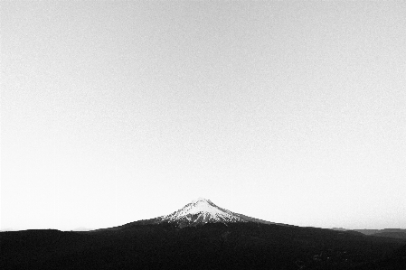 Horizon mountain black and white Photo