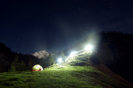 Nature mountain light sky Photo