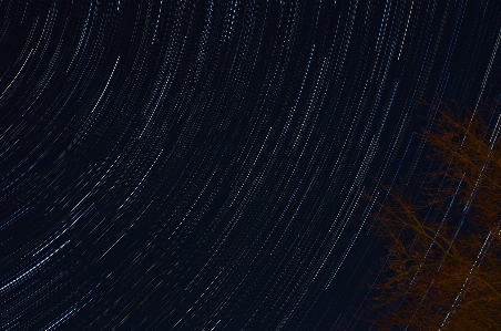 Foto Langit malam bintang melambai