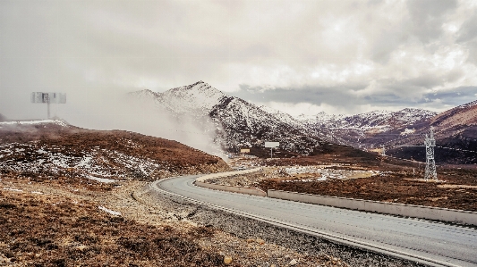 Landscape mountain snow winter Photo