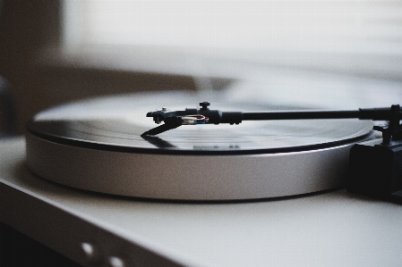 Foto Mesa registro música vinil