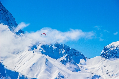 Mountain snow winter cloud Photo